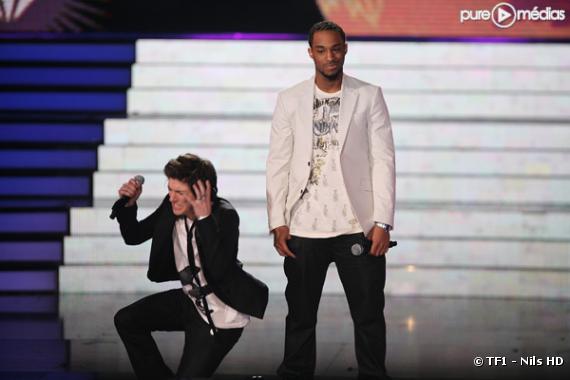Quentin, lors du verdict de la finale de la Star Academy 7.