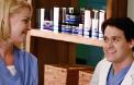 Katherine Heigl et T.R. Knight dans "Grey's Anatomy"