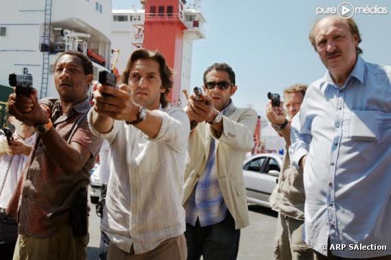 Edouard Montoute, Frédéric Diefenthal et Bernard Farcy dans "Taxi 4".
