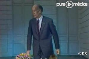 Valéry Giscard d'Estaing lors d'une allocution aux Français le 19 mai 1981