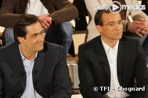 Emmanuel Chain et Jean-Luc Delarue sur TF1 le 14 avril 2005