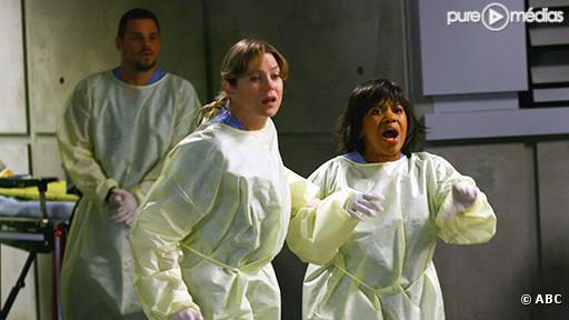 Justin Chambers, Ellen Pompeo et Chandra Wilson dans "Grey's Anatomy"