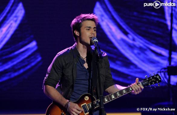 Kris Allen sur le plateau d'American Idol