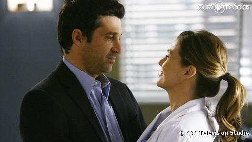 Patrick Dempsey et Ellen Pompeo dans "Grey's Anatomy"