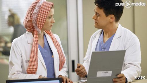 Chyler Leigh et T.R. Knight dans "Grey's Anatomy"