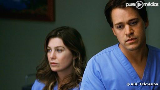 Ellen Pompeo et T.R. Knight dans "Grey's Anatomy"