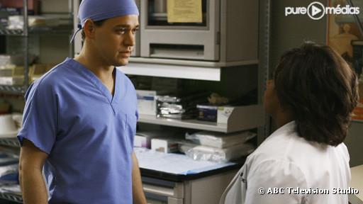 T.R. Knight et Chandra Wilson dans "Grey's Anatomy"
