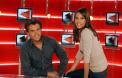 Aymeric Caron et Emilie Besse, anciens présentateurs du week-end sur i>TELE.