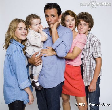 La famille Bouley dans la série "Fais pas ci, fais pas ça" sur France 2
