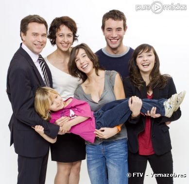 La famille Lepic dans la série "Fais pas ci, fais pas ça" sur France 2
