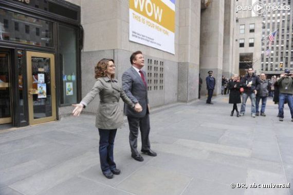 30 Rock, saison 5 : Alec Baldwin et Tina Fey<br />