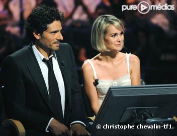 Pascal Elbé et Laeticia Hallyday dans "Qui veut gagner des millions ?"