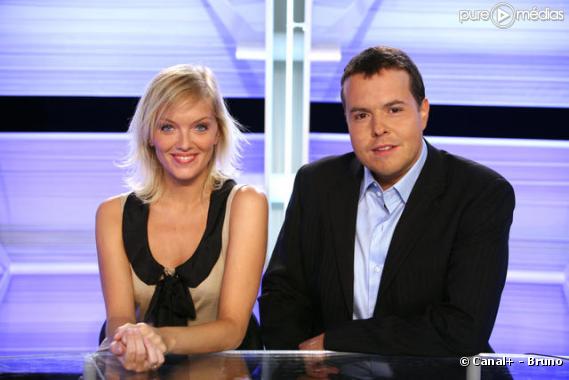 Maya Lauqué et Nicolas Demorand sur i-Télé