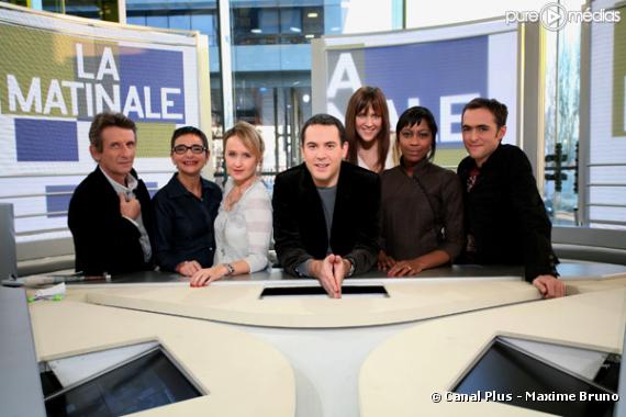 L'équipe de "La Matinale" sur Canal +.