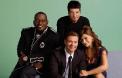 Randy Jackson, Ryan Seacrest, Simon Cowell et Paula Abdul dans "American Idol"