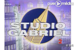 Le logo de l'émission "Studio Gabriel", présentée du lundi au vendredi à 18h50 par Michel Drucker sur France 2 (1994-1997)