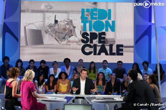 Le plateau de "L édition spéciale"