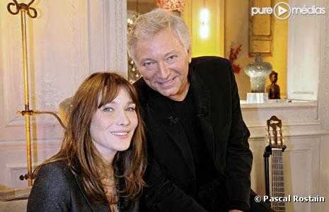 Carla Bruni invitée de Laurent Boyer sur M6