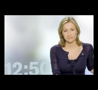 Anne-Sophie Lapix présente le '12 50' sur M6