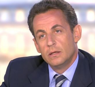 Nicolas Sarkozy lors de son débat avec Ségolène Royal le...