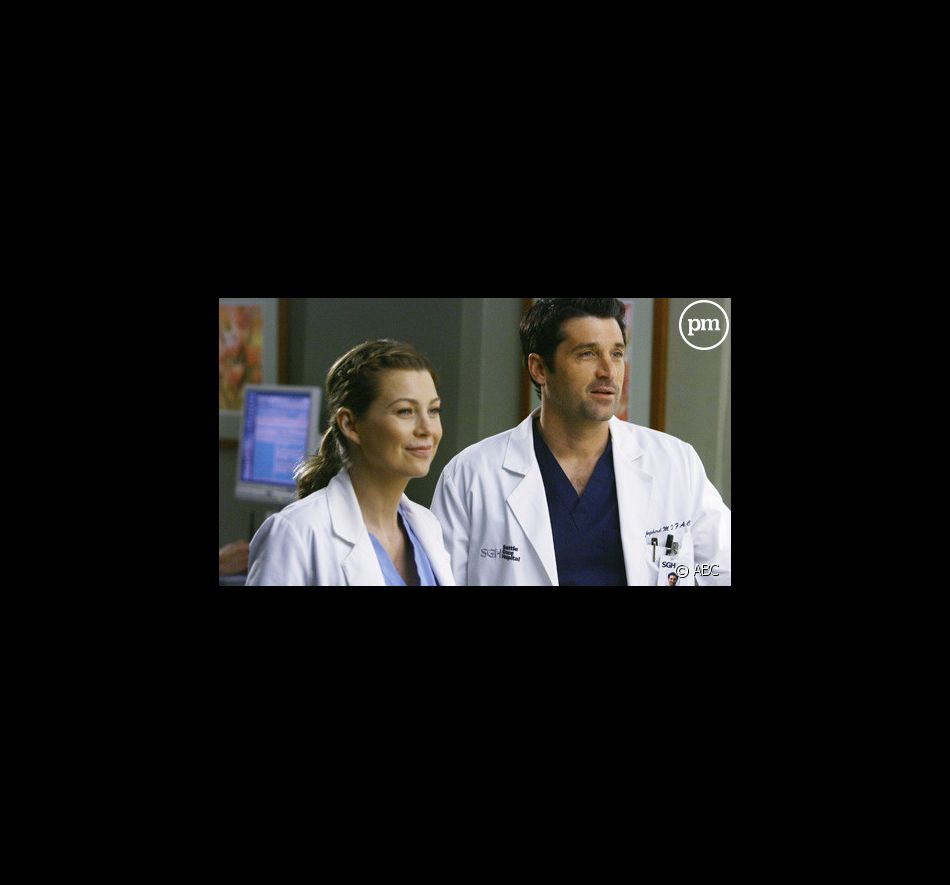 Ellen Pompeo et Patrick Dempsey dans "Grey's Anatomy"