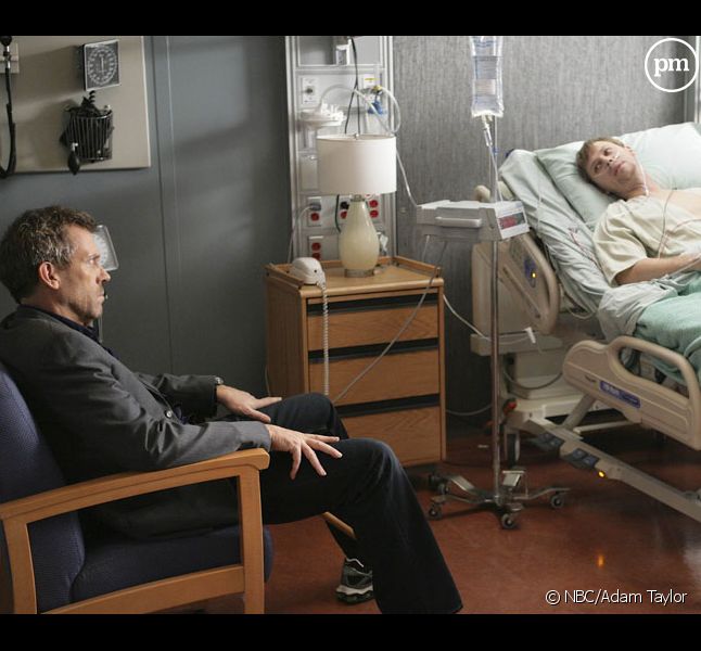 Hugh Laurie et Jimmi Simpson dans "Dr House"