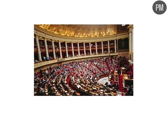 L'hémicycle de l'Assemblée nationale.