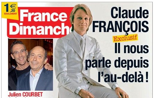 France Dimanche publie une "interview exclusive" de Claude François réalisée depuis "l'au-delà"