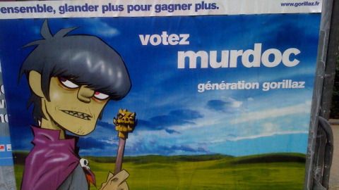 Gorillaz s'invite dans la campagne des régionales