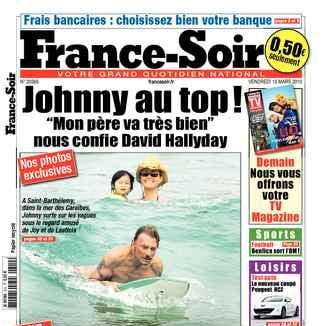 France Soir a-t-elle bidonné sa Une avec de vieux clichés de Johnny ?