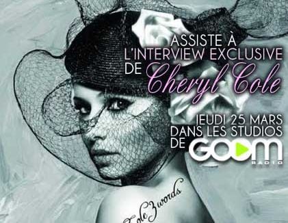 Ozap et Goom Radio vous font rencontrer Cheryl Cole