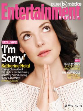 Katherine Heigl en couverture de EW