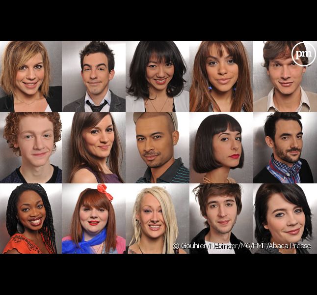 Les 15 finalistes de "Nouvelle Star 2010".