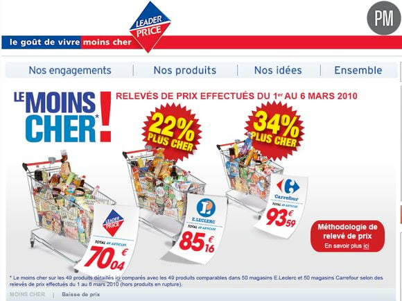 La publicité polémique de "Leader Price"