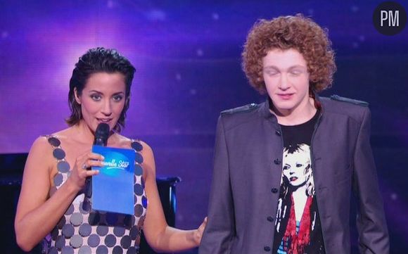 Virginie Guilhaume et Benjamin, candidat de "Nouvelle Star" 2010