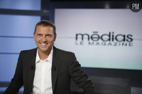 Thomas Hugues sur le plateau de "Médias, le magazine"