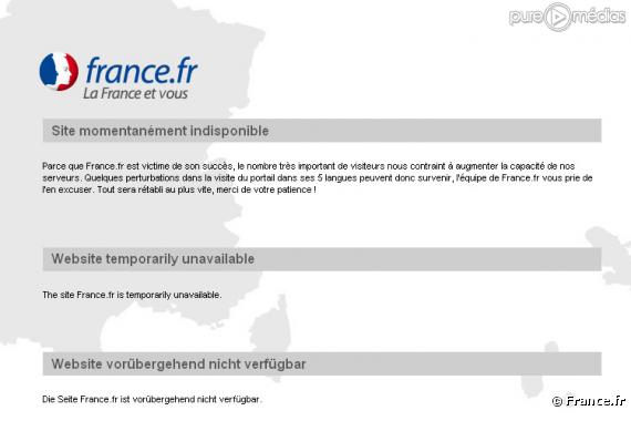 Capture du site France.fr