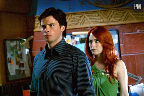 Tom Welling et Charlotte Sullivan dans "Smallville"