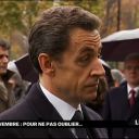 Nicolas Sarkozy, le 11 novembre 2010 à Paris. 