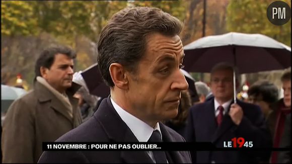 Nicolas Sarkozy, le 11 novembre 2010 à Paris. 