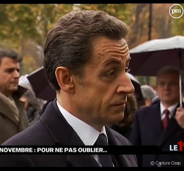 Nicolas Sarkozy, le 11 novembre 2010 à Paris. 