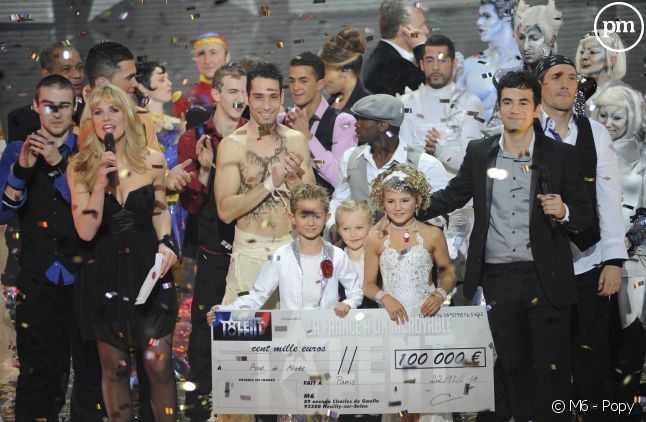 Axel et Alizée remportent "La France a un incroyable talent", le 22 décembre 2010 sur M6