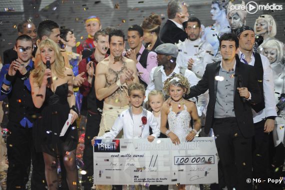 Axel et Alizée remportent "La France a un incroyable talent", le 22 décembre 2010 sur M6