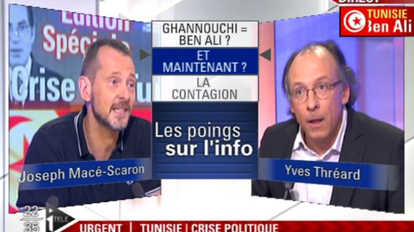 Zapping : clash sur i>TELE hier à propos de la Tunisie