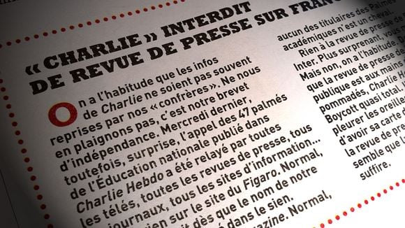 Charlie Hebdo flingue France Inter