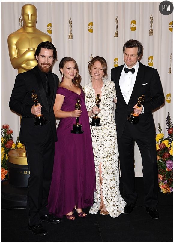 Christian Bale, Natalie Portman, Melissa Leo et Colin Firth