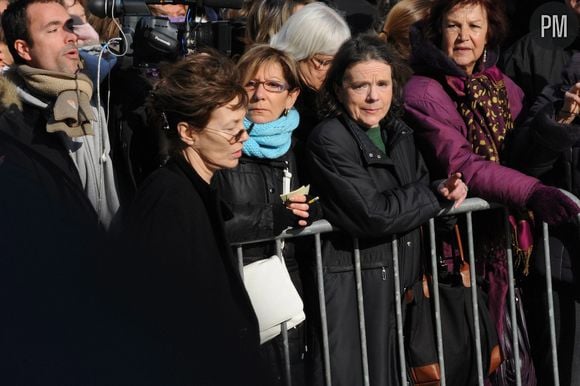 Les obsèques d'Annie Girardot le 4 mars 2011 à Paris.