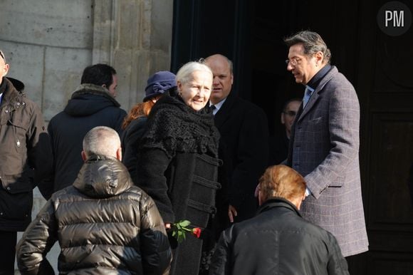 Les obsèques d'Annie Girardot le 4 mars 2011 à Paris.