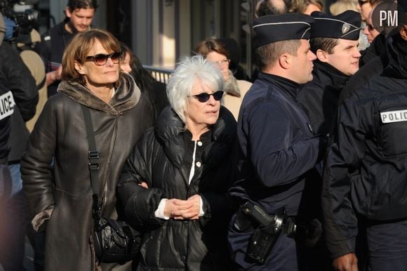 Les obsèques d'Annie Girardot le 4 mars 2011 à Paris.