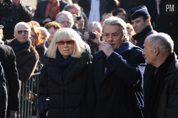 Les obsèques d'Annie Girardot le 4 mars 2011 à Paris.